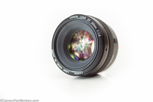 Canon EF 50mm f-1.4 USM Front-1