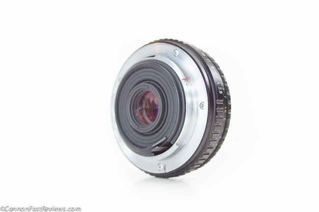 Pentax M K 40mm f-2.8 SMC Asahi Lens Rear Mount-1