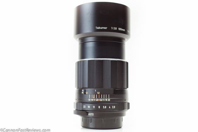 http://cannonfastreviews.com/wp-content/uploads/2013/10/Pentax-Super-Takumar-105mm-f-2.8-43501-Review-Best-Hood-1.jpg
